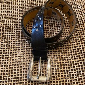 Michael Kors studded leather belt size L